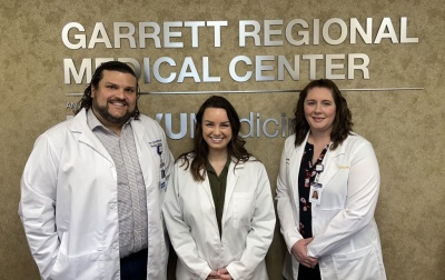 New medical care providers at Grantsville Medical Center; photo (l-r) - Luis R. Colon-Mulero, MD, FABFM, Hannah Metz, FNP, and Amber Sines, CRNP
