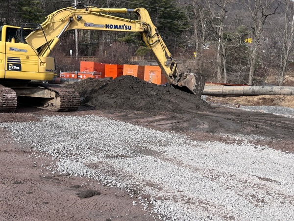 Arrowhead First Stockpiled Sediment Sent to Landfill